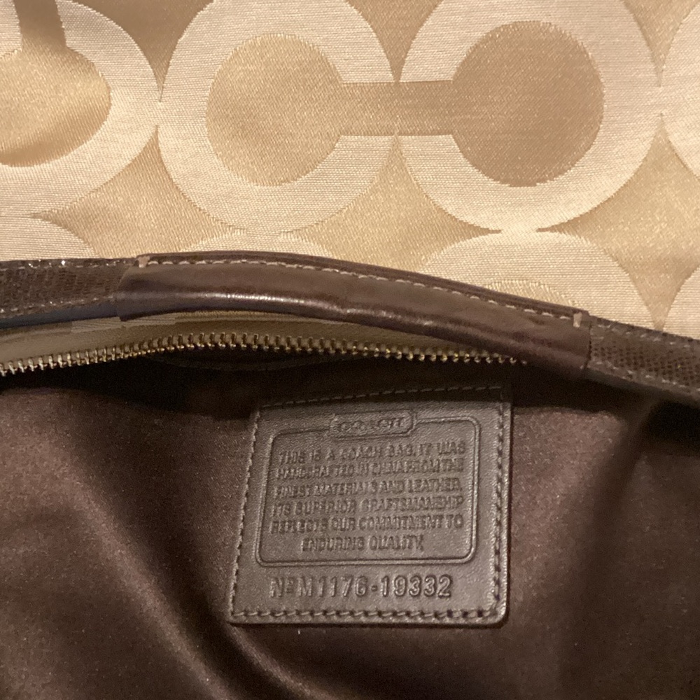 Coach Tan and Brown Shoulder Bag - Picture 6 of 8